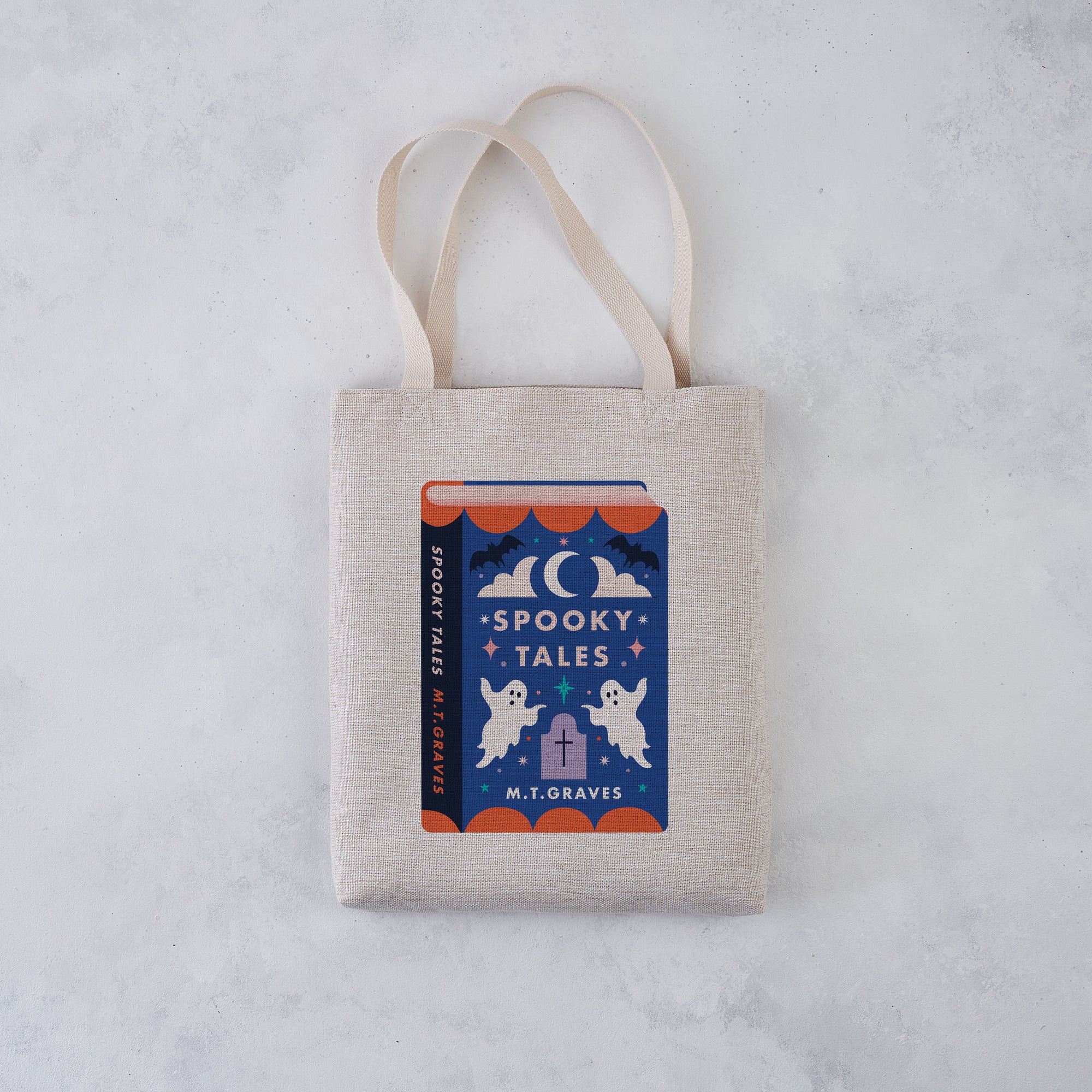 Spooky Tales Book Halloween Tote Bag