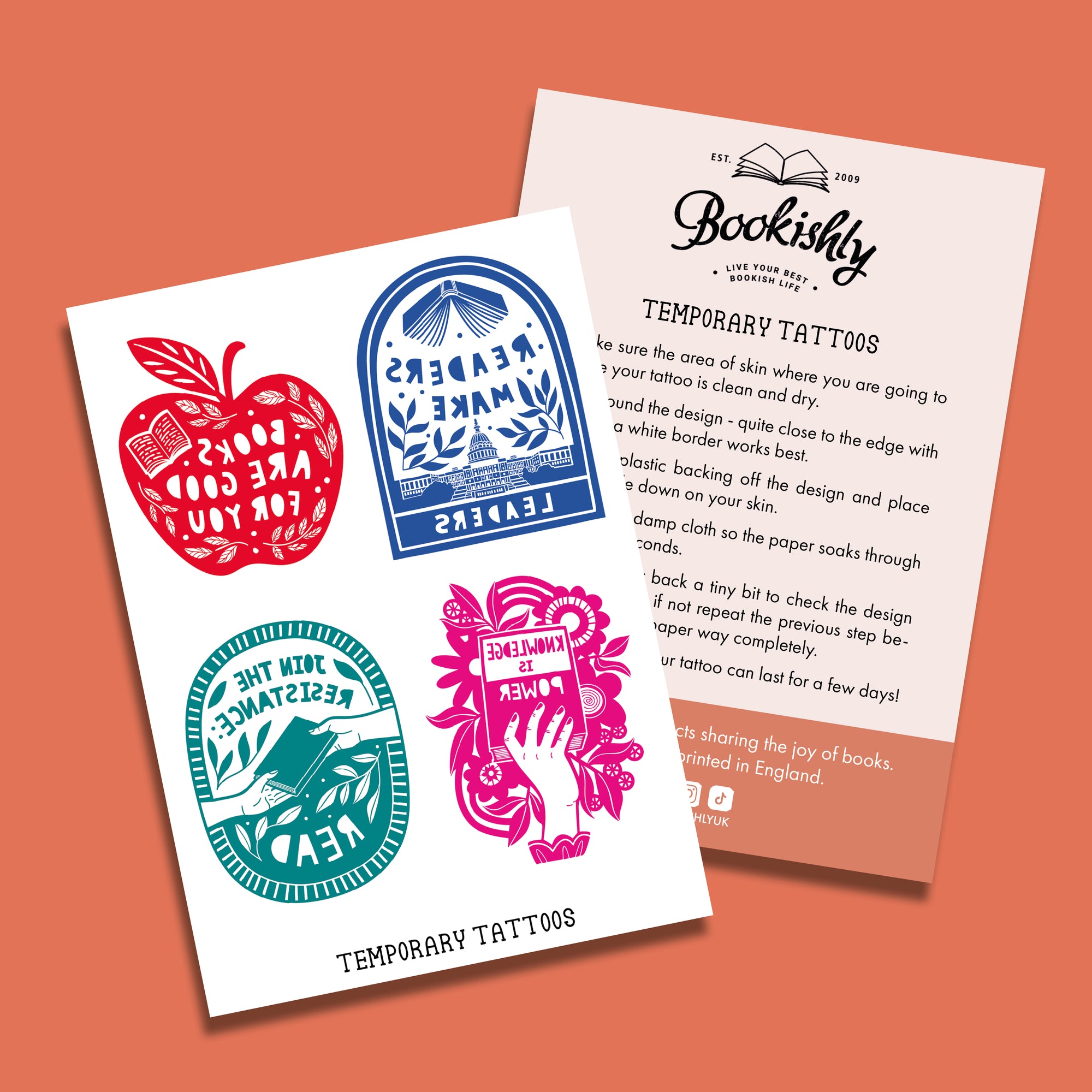 Temporary Tattoos - Activist Design