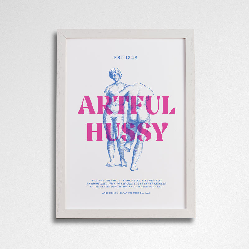 ARTFUL HUSSY - National Theatre Brontë Merch Art Print