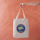 Classics Reader Tote Bag – Literary Merit Patch Design