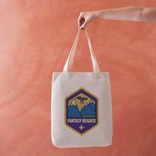 Fantasy Reader Tote Bag – Bookish Merit Patch for Fantasy Fans