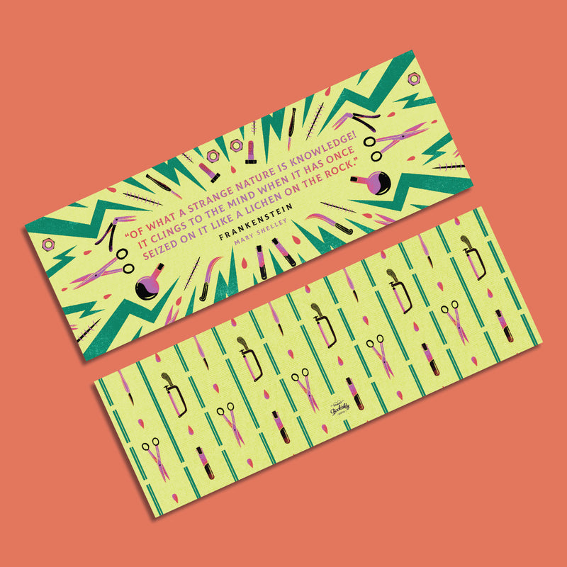 Frankenstein Illustrated Bookmark