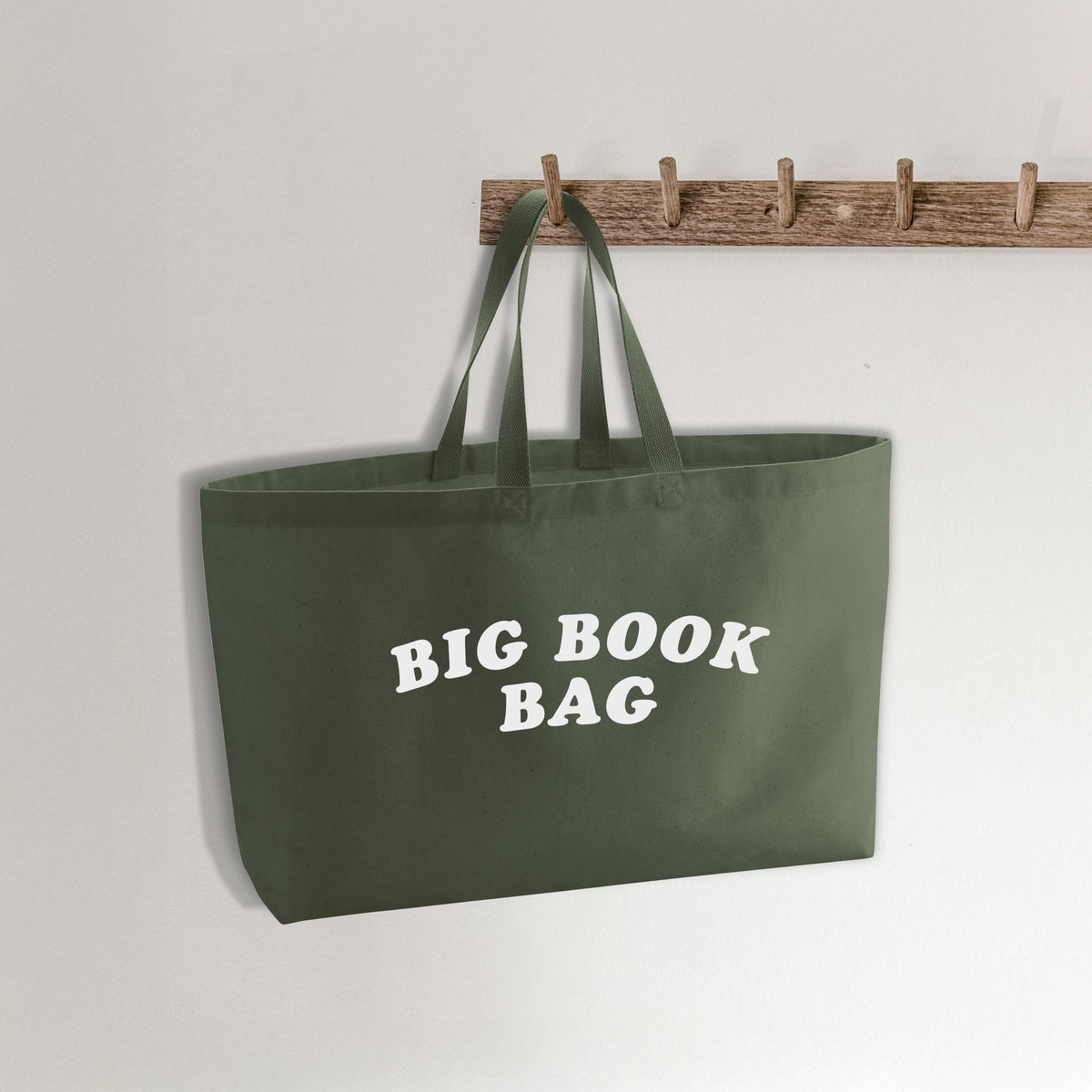 Big Book Bag – Oversized Canvas Tote