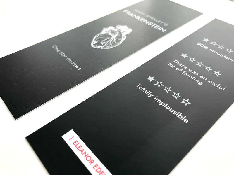 Funny Frankenstein Bookmark – One Star Review