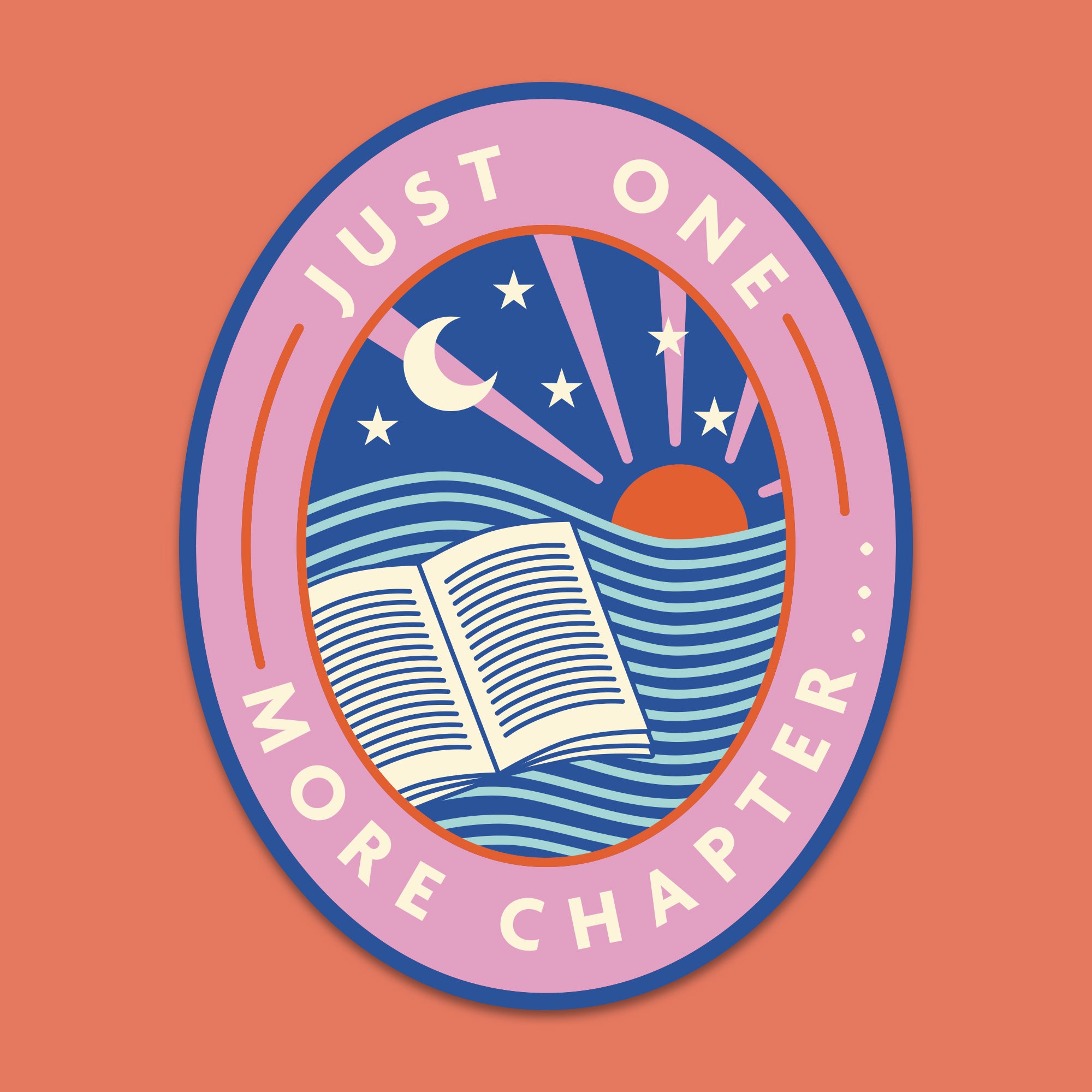 Chapterogue Sticker Just one more chapter - Premium Die Cut Sticker – Bookishly