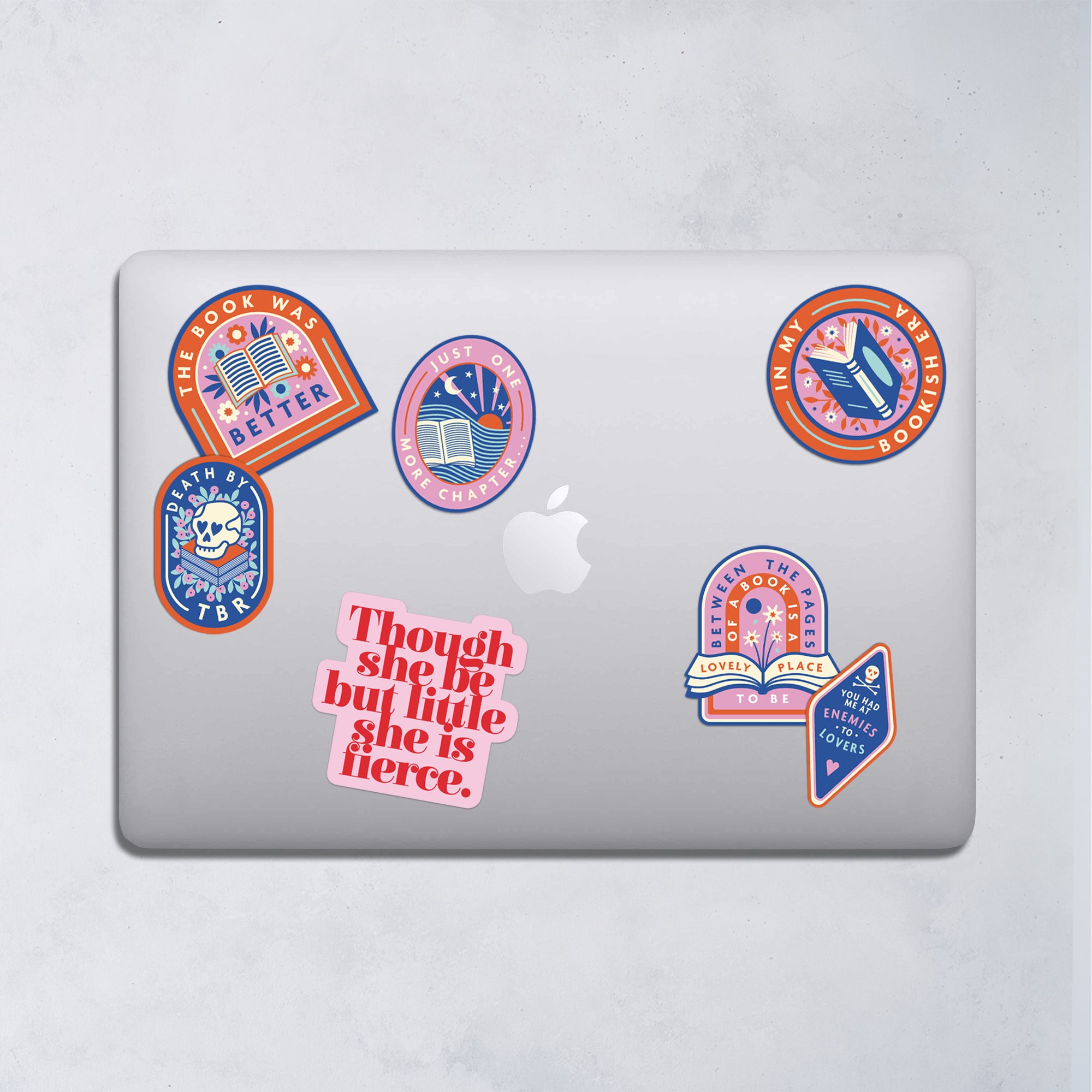 Death by TBR. Large die cut vinyl sticker. Bookish stationery for your laptop, phone, e-reader, notebook. Perfect gift for book lovers, bookworms, readers, bibliophiles. Booktok. Bookstagram. Bookishly. UK.