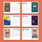 2026 Book Cover Calendar Postcard Set