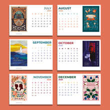 2026 Book Cover Calendar Postcard Set