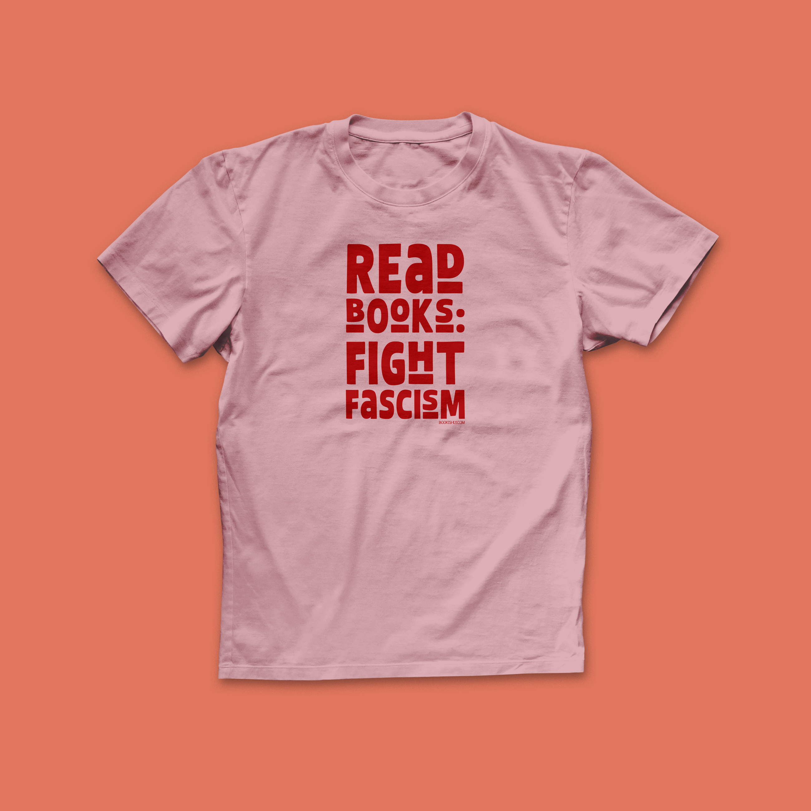 read books fight fascism t shirt book lover clothing literary t shirt