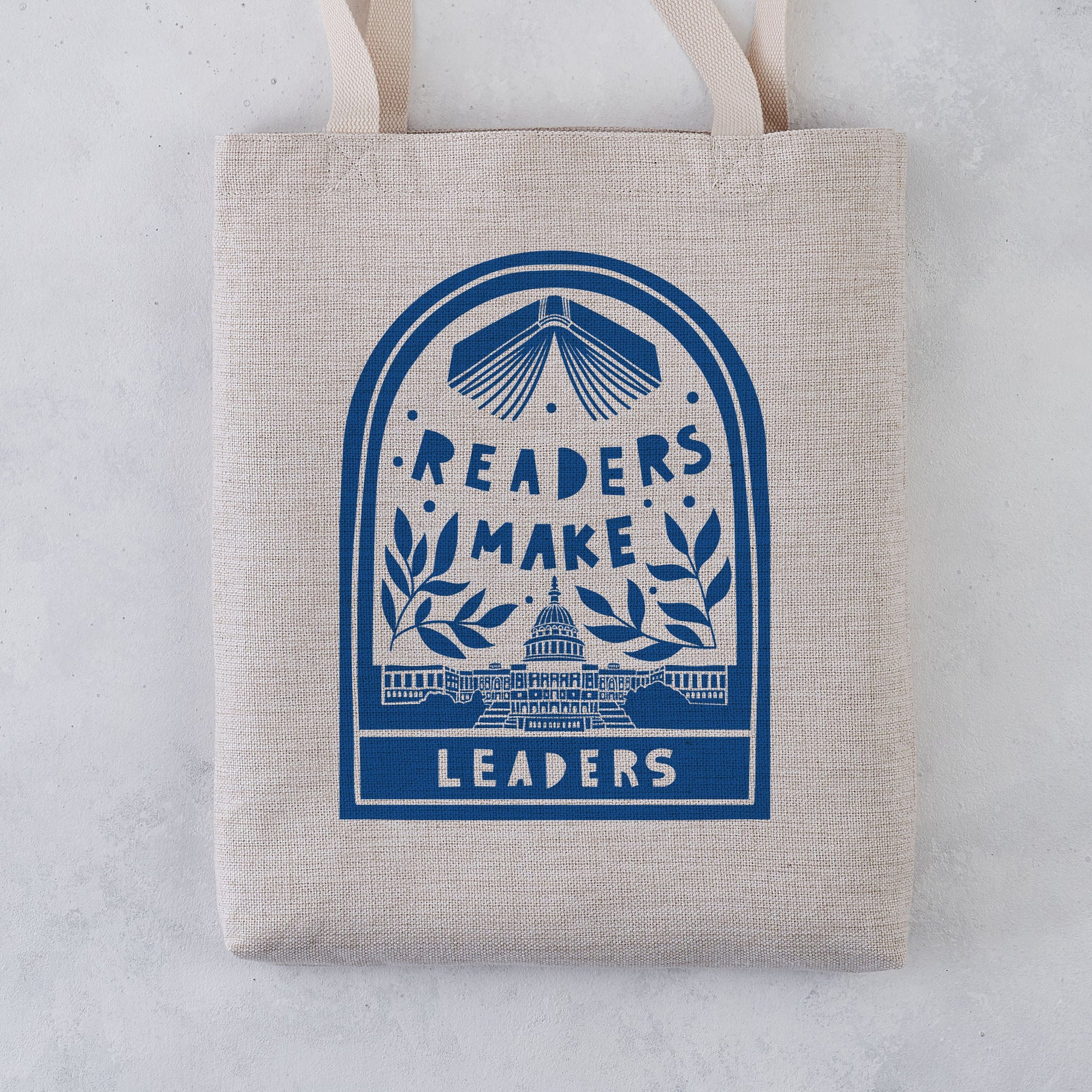 Readers make leaders literary activist tote bag. Bookish graphic, Gifts for book lovers, bookworms, readers and bibliophiles. Bookish tote bag. High quality tote bag. Booktok. Bookstagram. Novel inspired accessories. Bookishly. Book bag. Canvas bag.