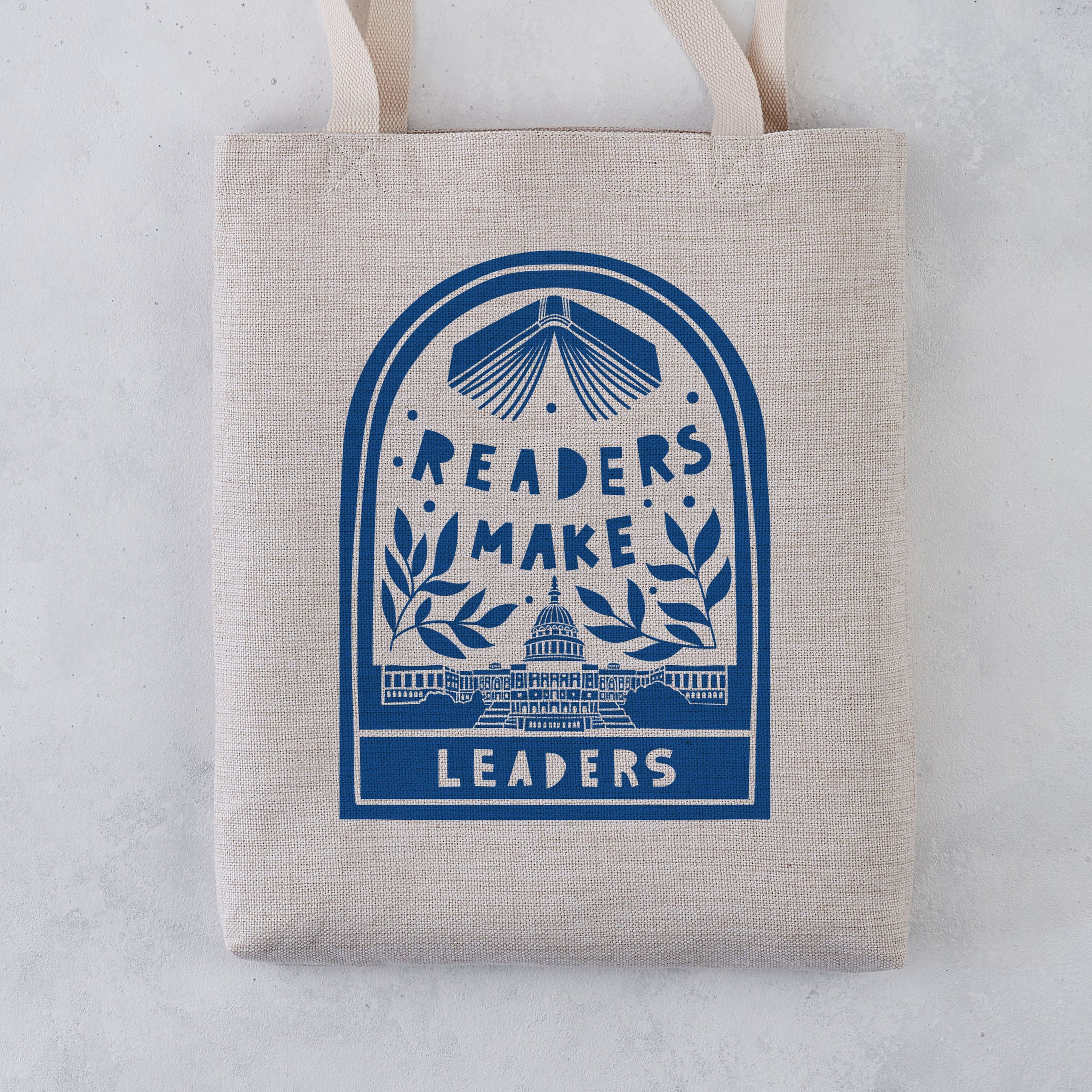 Readers make leaders literary activist tote bag. Bookish graphic, Gifts for book lovers, bookworms, readers and bibliophiles. Bookish tote bag. High quality tote bag. Booktok. Bookstagram. Novel inspired accessories. Bookishly. Book bag. Canvas bag.