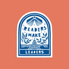 Readers Make Leaders. Literary activist. Power of reading. Joy of Reading. Stickers for book lovers. The perfect gift for book lovers, bookworms, readers and bibliophiles. Bookish Stationery stickers. Sticker Bundle.