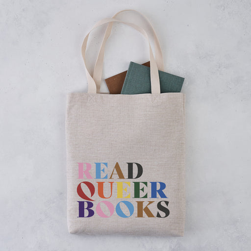 Read Queer Books. Read Queer Authors. LGBTQ Support. LGBTQ Gifting. Independent Indie Bookstores. Queer Bookstores. Books for queer community. Reading accessories. Books. Bookish Gifts. Bookish Tote Bag.