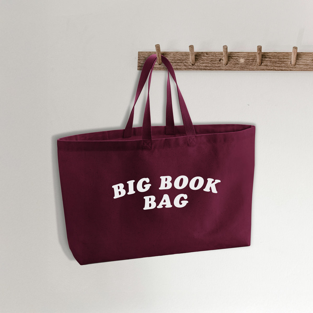 Big Book Bag – Oversized Canvas Tote