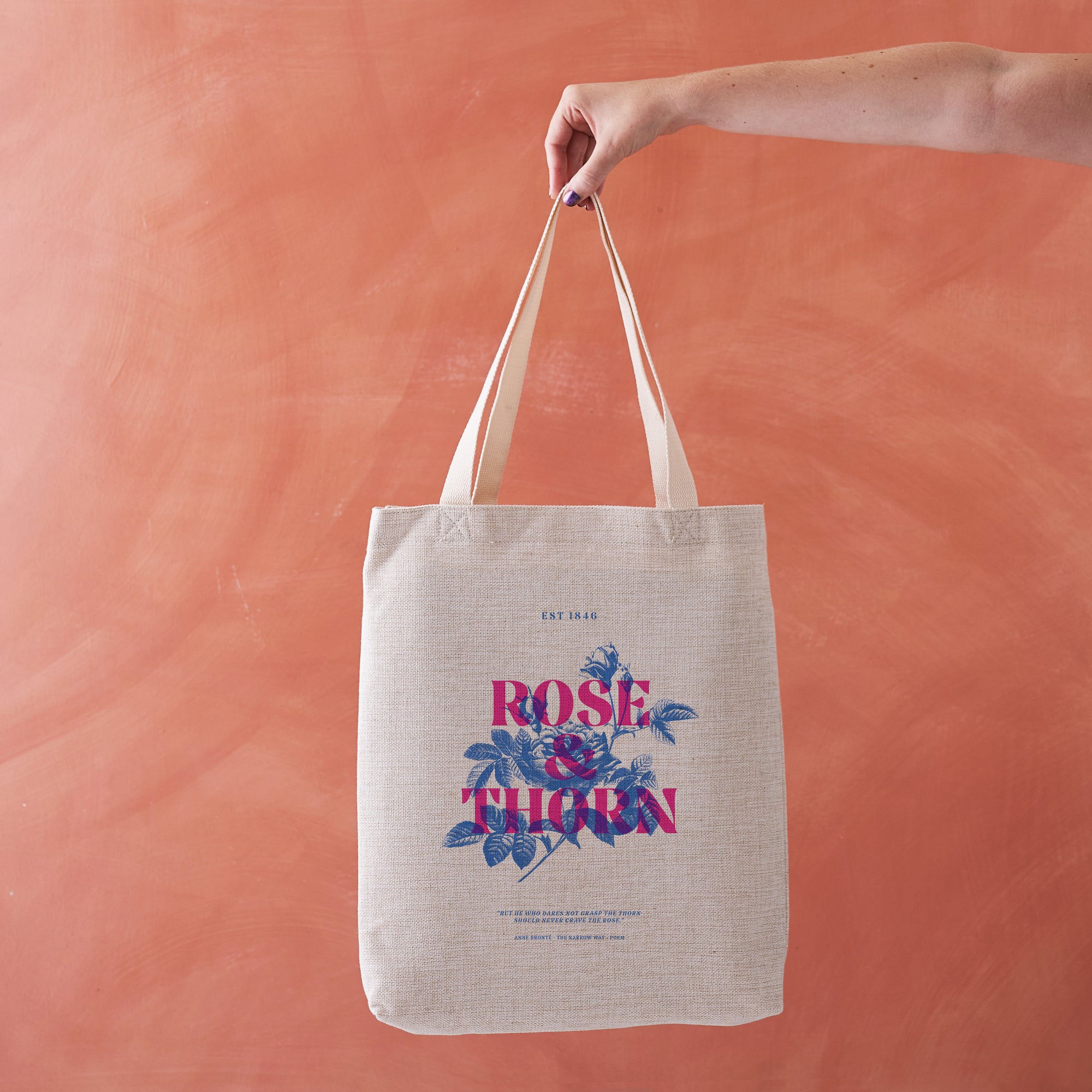 Rose and Thorn - National Theatre Brontë Merch Tote Bag