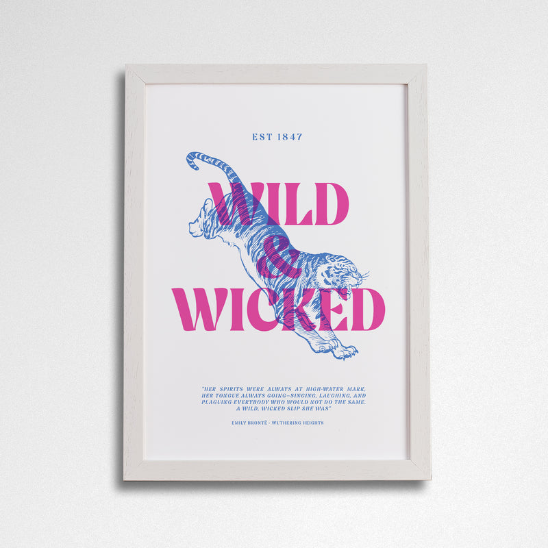 Wild and Wicked - National Theatre Brontë Merch Art Print