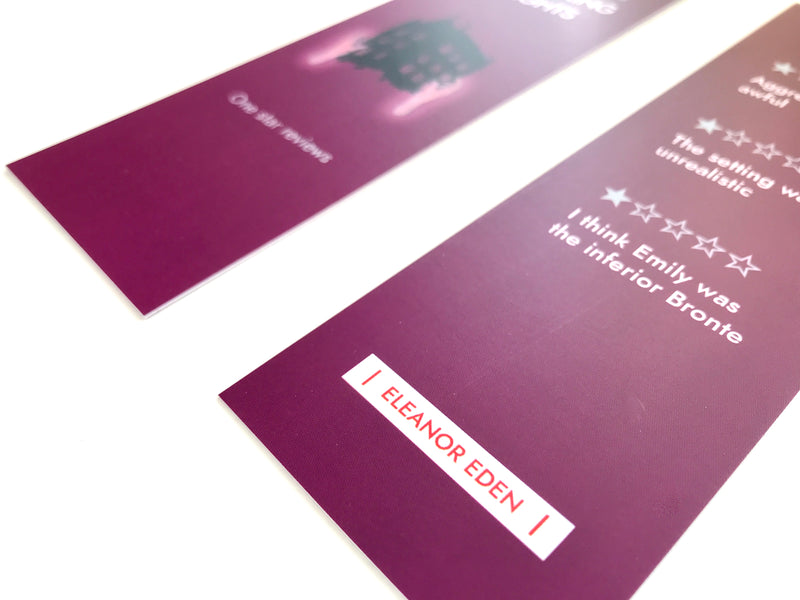 Funny Wuthering Heights Bookmark – One Star Review