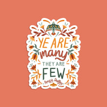 Ye Are Many They Are Few Percy Shelley Vinyl Sticker