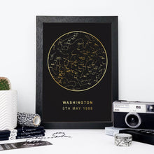 Redeem Your Gift Pack - Personalised Foil Star Map Print