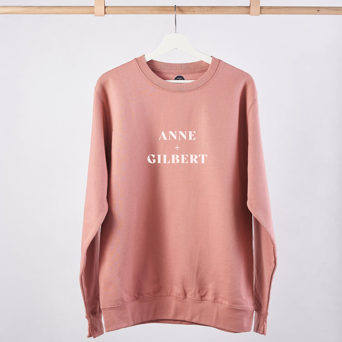 Anne + Gilbert Couples Literature Sweatshirt for bookish fans of Anne of Green Gables