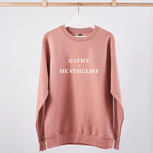 Cathy + Heathcliffe Couples Literature Sweatshirt for bookish fans of Emily Bronte's Wuthering Heights