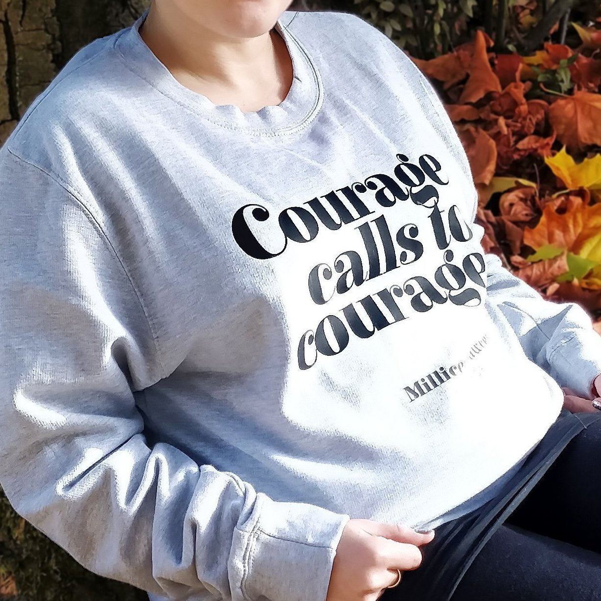 Feminist Clothing “Courage Calls To Courage” Votes For Women Sweatshirt
