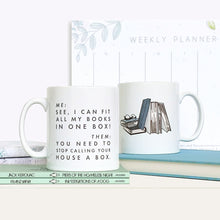 Funny 'I Can Fit All Of My Books' Book Lover Mug