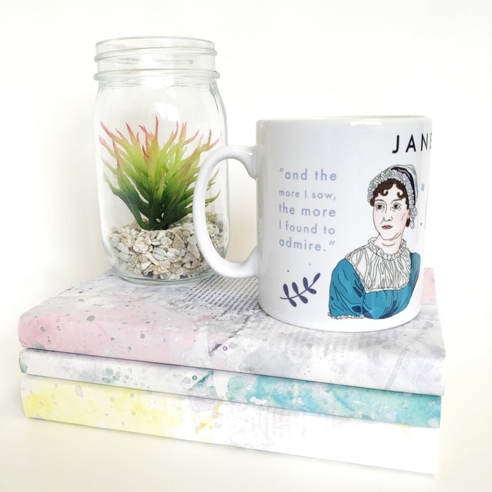 Jane Austen Book Lover Author Mug