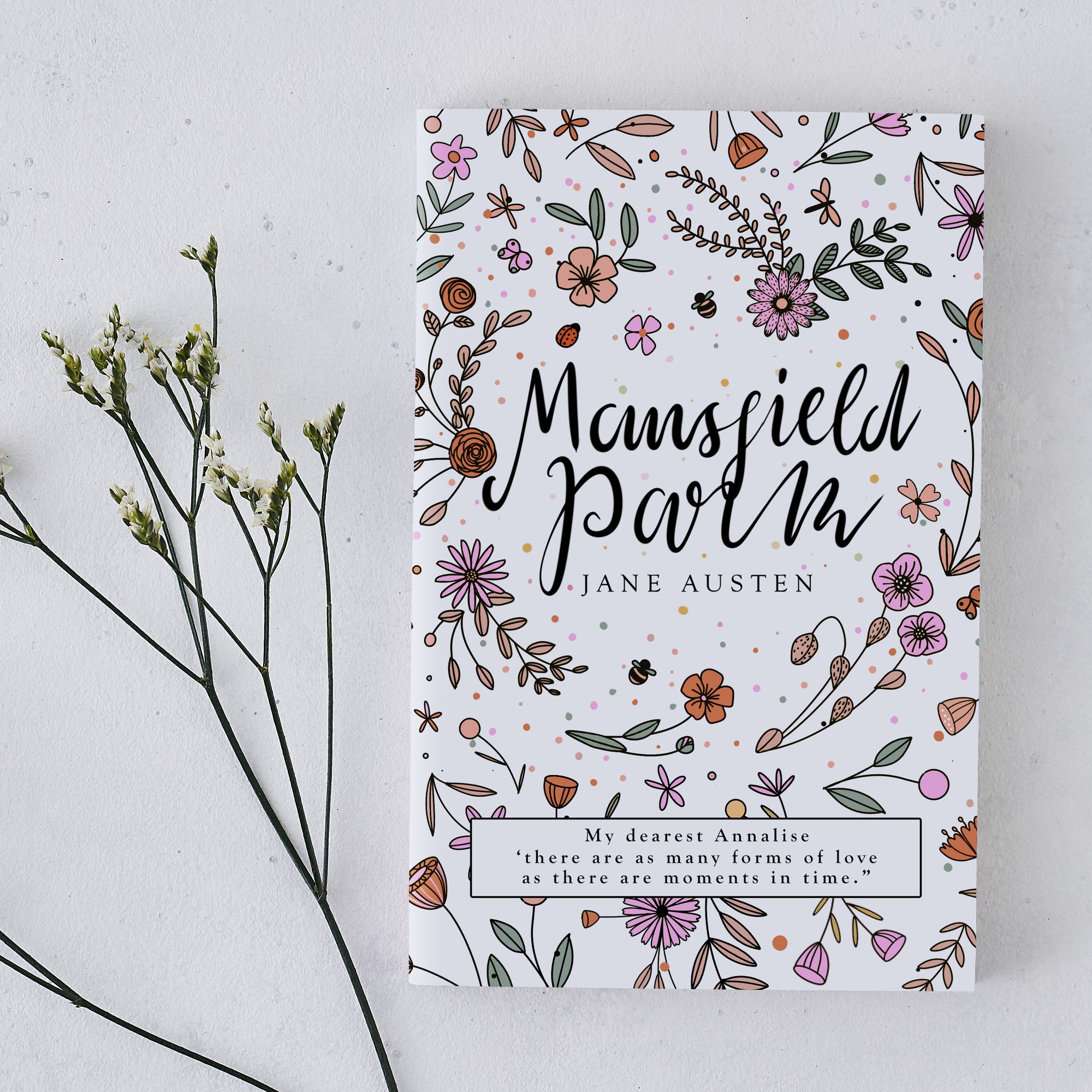 Personalised Mansfield Park Book With Exclusive Cover