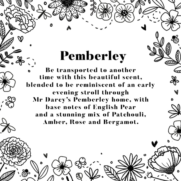 Pemberley Candle. Pride and Prejudice. Jane Austen. Janite. Austenite. Jane Austen Candle. Bookish Candle. Candle for reading. Candle for bookworms. The perfect gift for book lovers, bookworms, readers and bibliophiles.