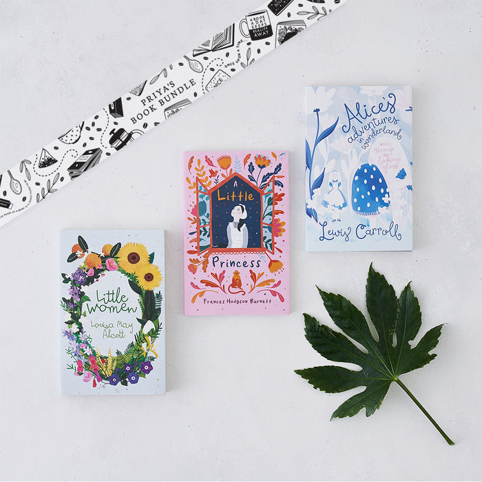 Pack of three literary classics with Bookishly covers. Novels. Updated Classic Literature Books. Gifts for book lovers, bookworms, bibliophiles and readers. Jane Austen, William Shakespeare, Emily Bronte, Charles Dickens, Louise May Alcott and many more.