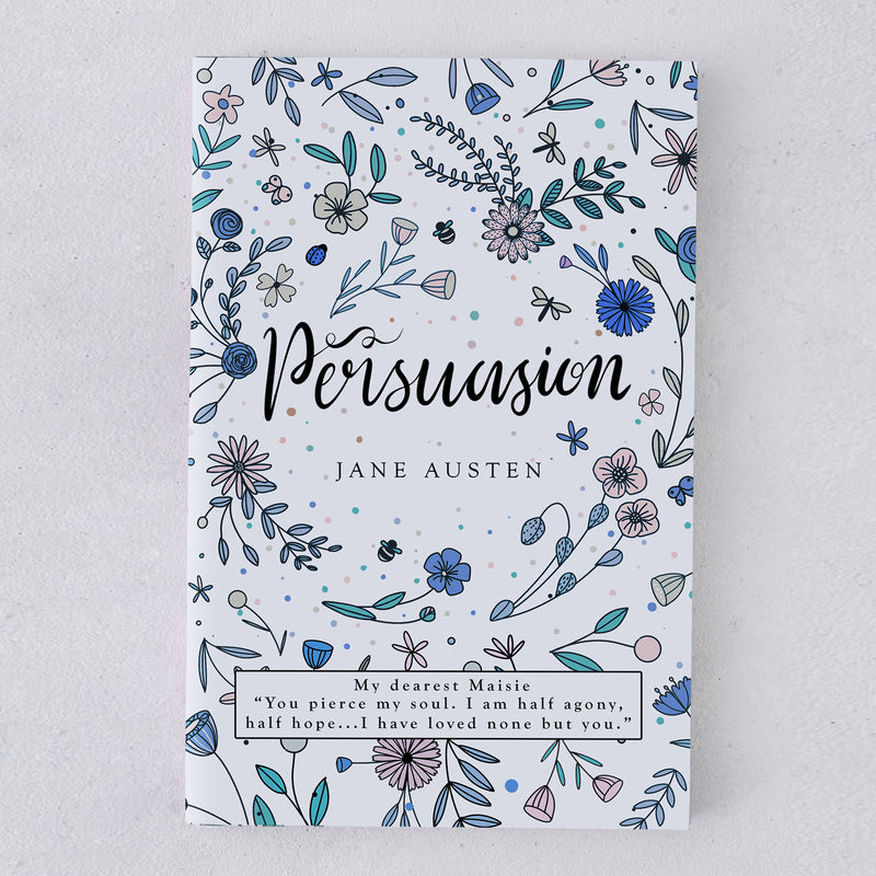 personalised persuasion book with exclusive cover
