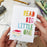 'Read big, little one.' Rainbow New Baby Card