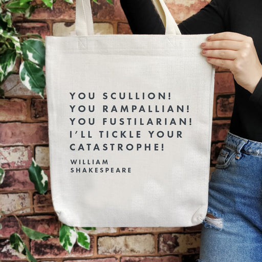 Literary Insult 'Scullion' Tote Bag