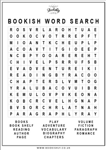 Bookishly Free Colouring Pages and Activity Sheets