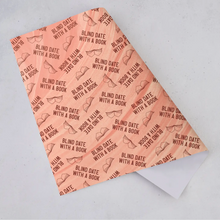 Blind Date With a Book Wrapping Paper Sheets
