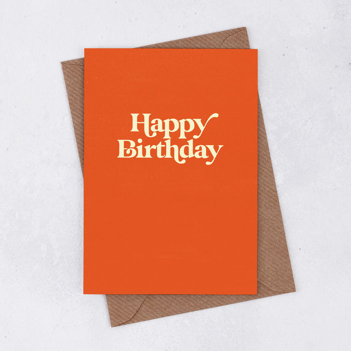 'Happy Birthday' Greetings Card. Positive greetings card. Motivational Greetings Card. Gift Shop Cards. Minimalist Card. Abstract Gift Cards. Birthday Celebrations.