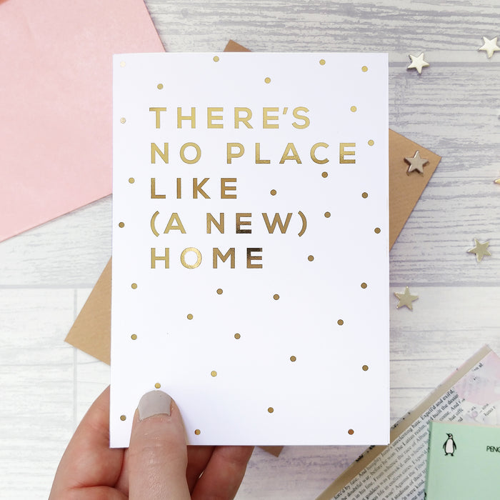 Gold Foil ‘A New Home’ Housewarming Card
