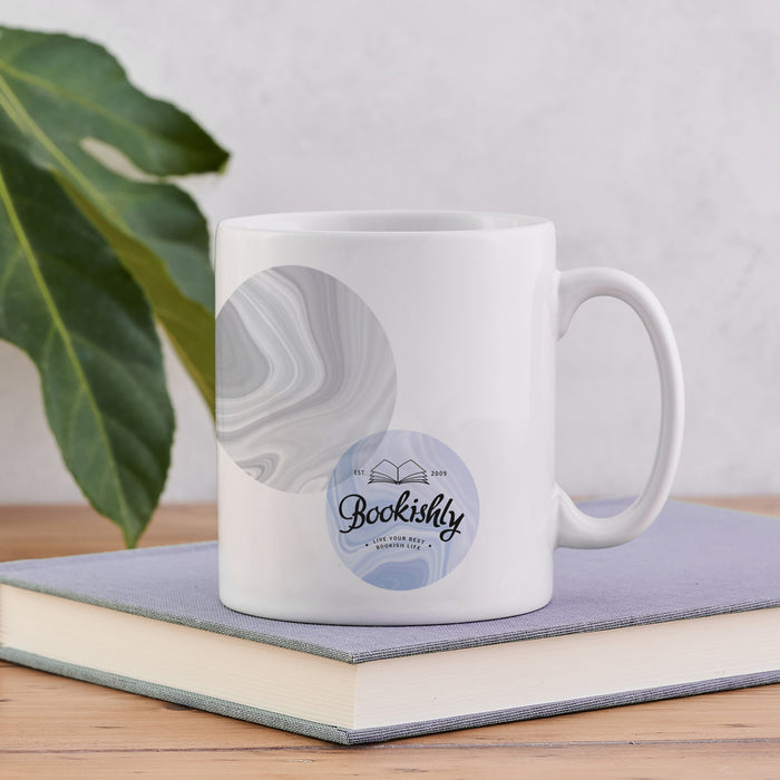 Literary Marble ‘A Stack Of Books’ Book Lover Mug