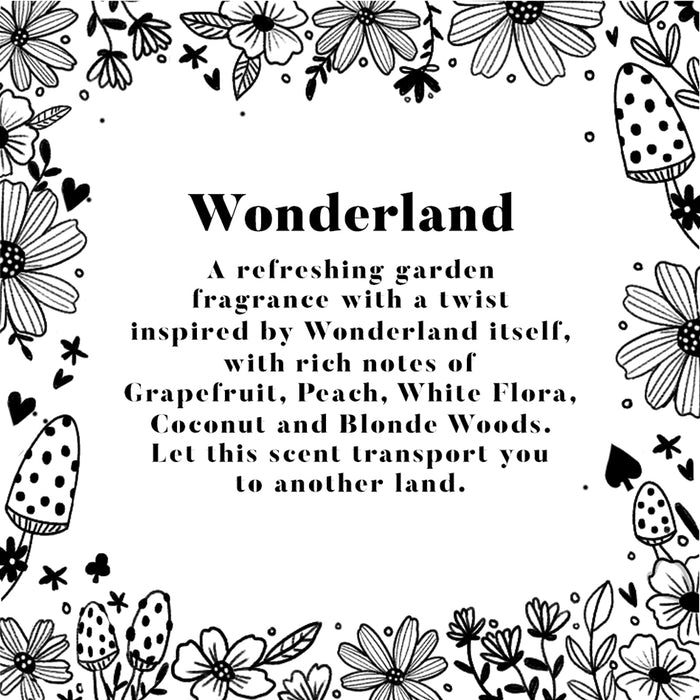 Luxury Vegan Candle. Scented Soy wax. Bookish Candle. Amber apothecary style jar. Apothecary. Hand Poured Signature Candle. Classic Literature. Bibliophile. Bookworm. Novel. Book lover. Reading accessories. Gifts for her. Gifts for him. Gifts for them. Christmas Gifts. Wonderland. Alice in Wonderland. Queen of hearts.