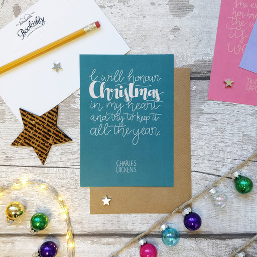 Pack Of Eight Christmas Postcards - Literary Christmas Quotes Set