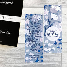 Alice in Wonderland “Begin At The Beginning“  Bookmark