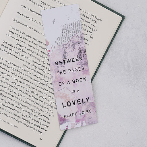 Blush Pink “Between The Pages Of A Book“ Bookmark