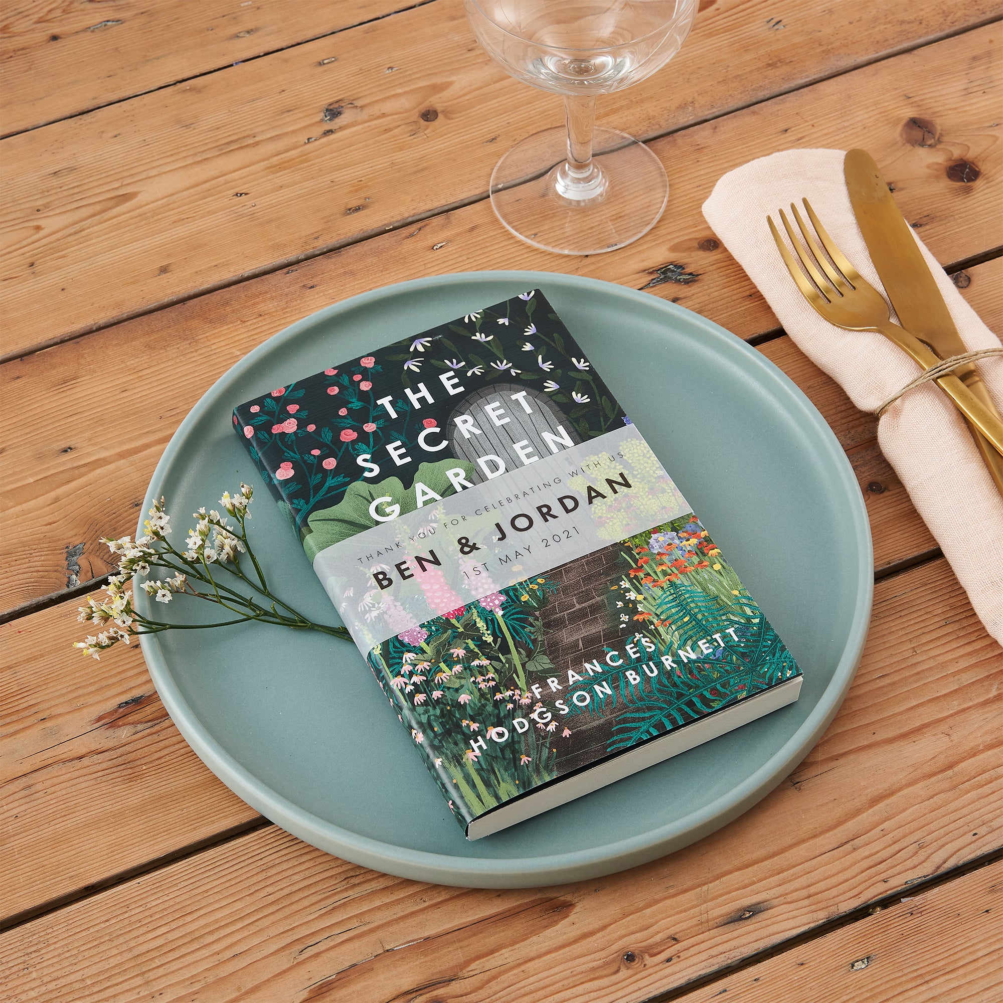 Personalised Classic Book Wedding Favours