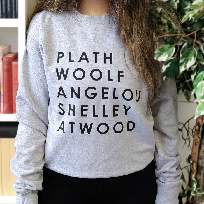 Bookish Feminist Authors Sweatshirt