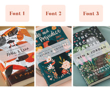 Personalised Classic Book Wedding Favours