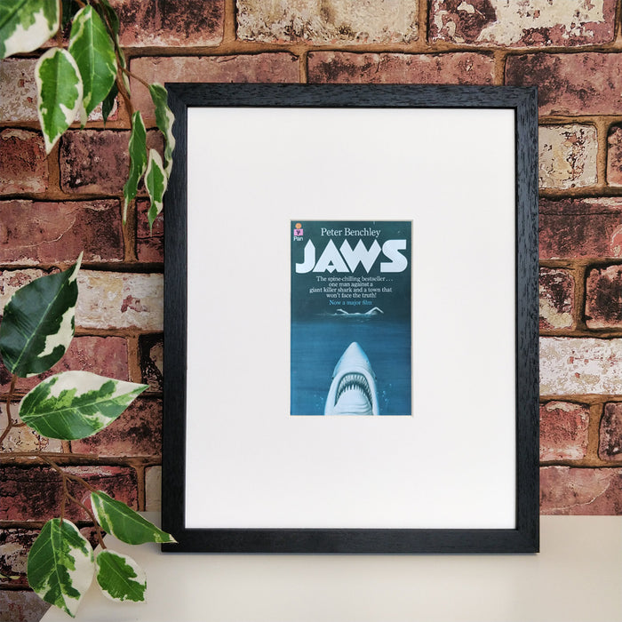 Framed Vintage Jaws Paperback