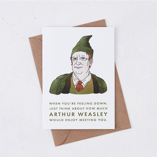 Mr Weasley Cheer Up Card For Friend