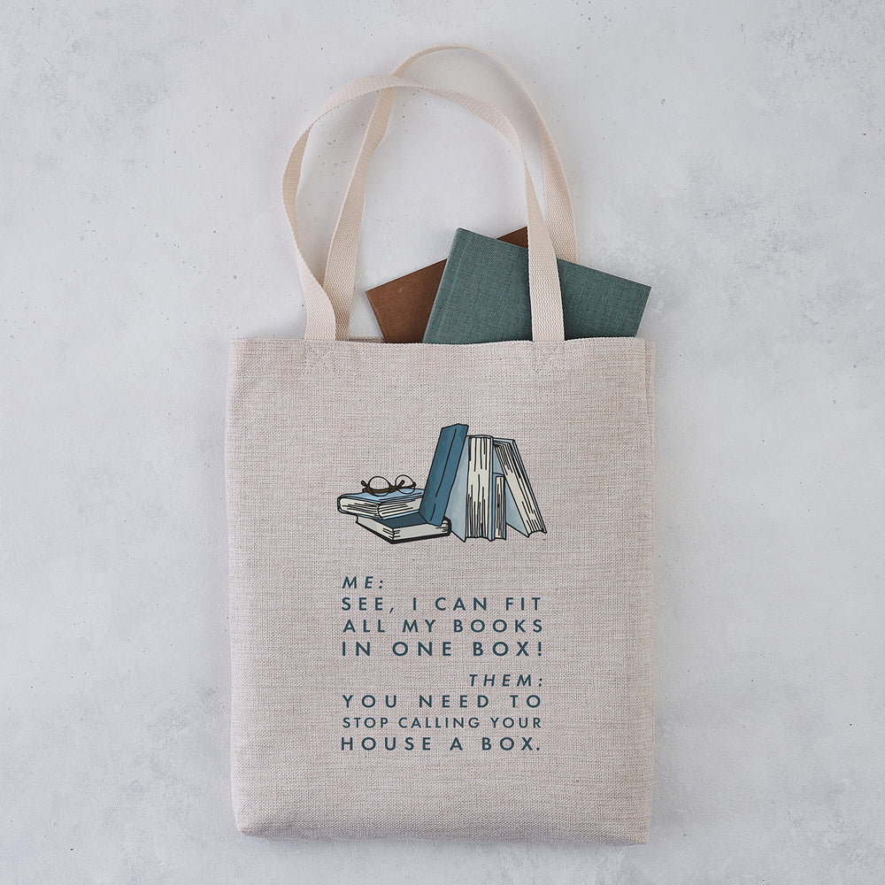 'I Can Fit All My Books...' Funny Tote Bag