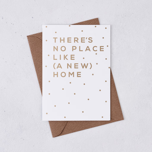 Gold Foil ‘A New Home’ Housewarming Card